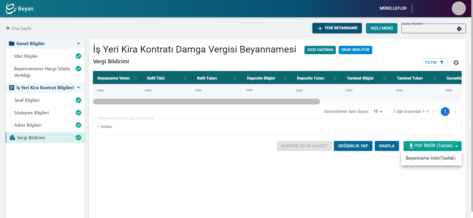 e-Beyan